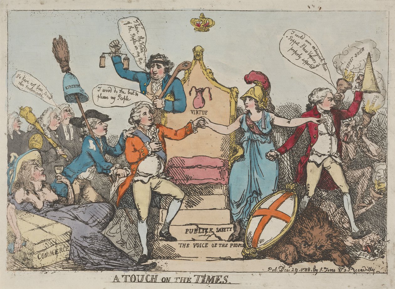 Et snev av tidsånden av Thomas Rowlandson