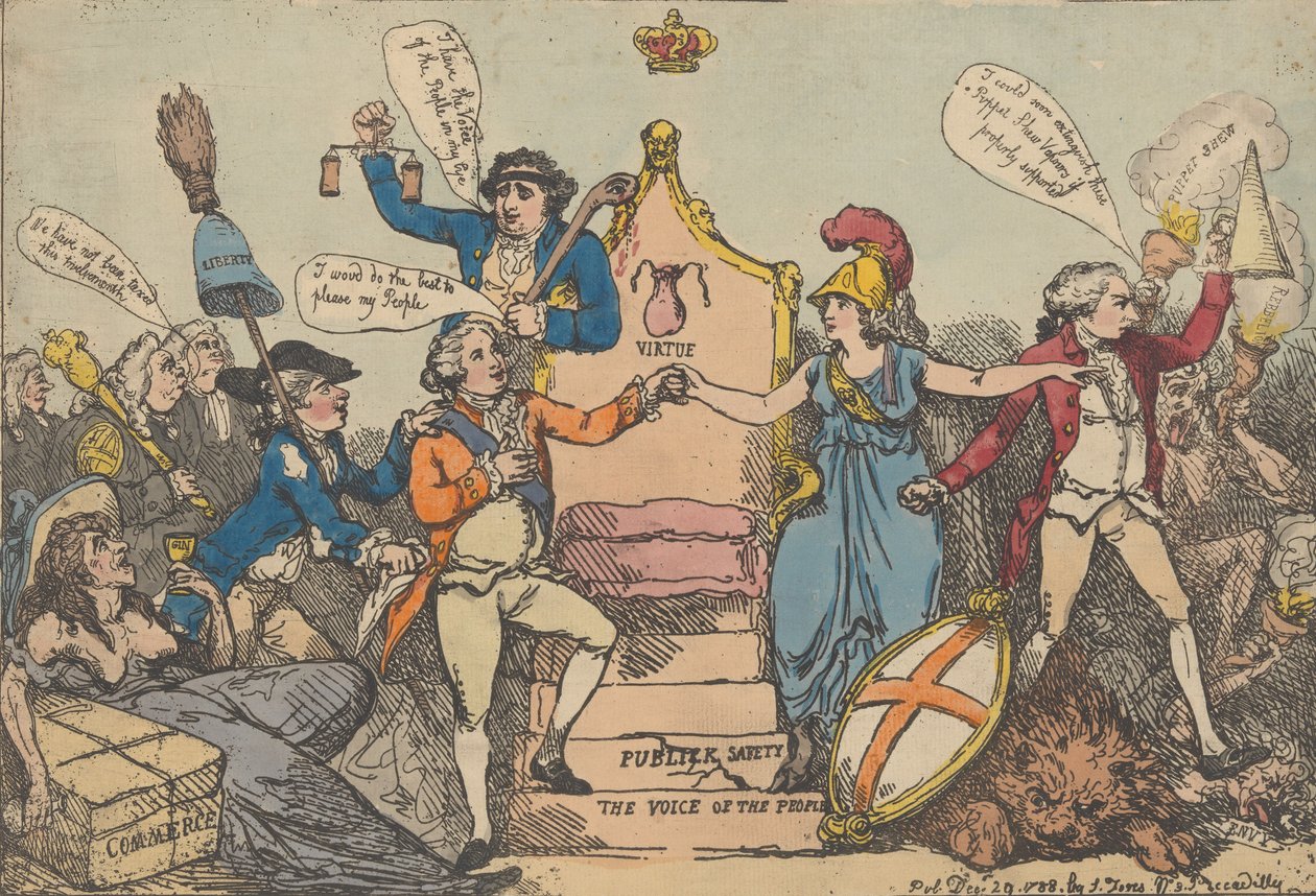 A Touch on the Times, 29. desember 1788., 29. desember 1788. av Thomas Rowlandson