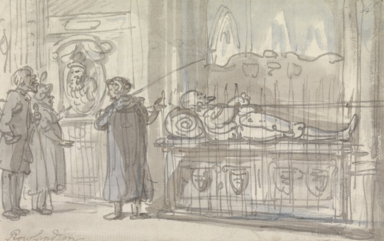 En omvisning i en katedral av Thomas Rowlandson