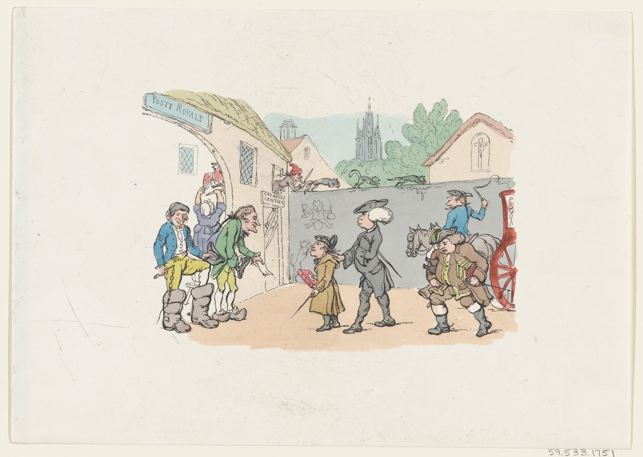 En tur til fremmede deler, 1807, 1807. av Thomas Rowlandson