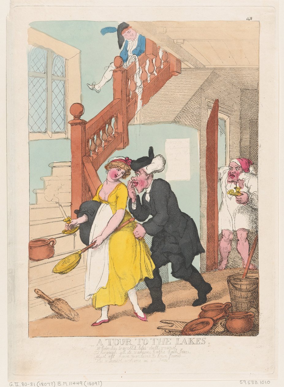 En tur til innsjøene, oktober 1807., oktober 1807. av Thomas Rowlandson
