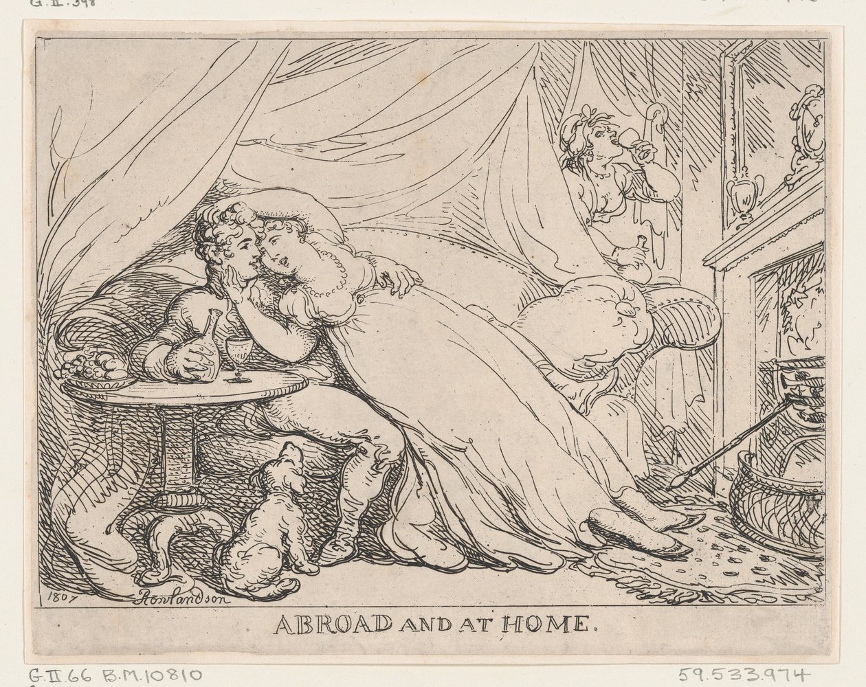 Utenlands og hjemme, 28. februar 1807., 28. februar 1807. av Thomas Rowlandson