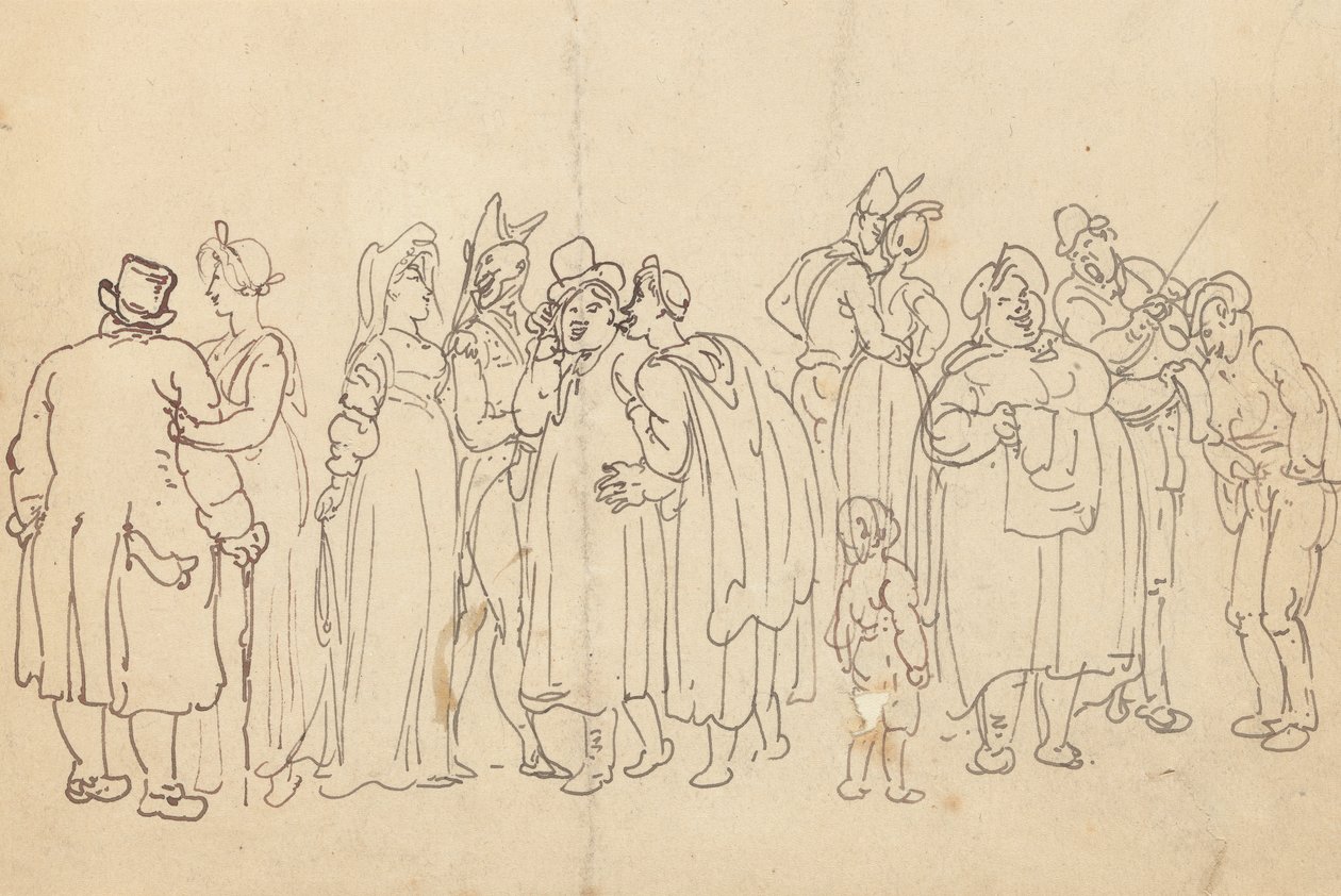 Album tegning av Thomas Rowlandson