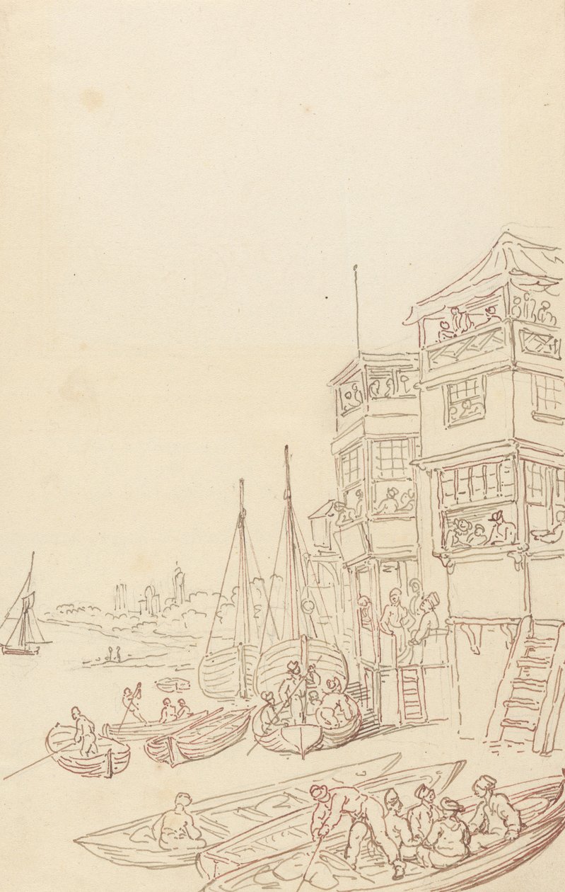 Albumtegning av Thomas Rowlandson
