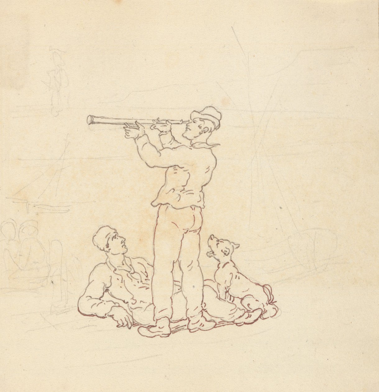 Albumtegning av Thomas Rowlandson
