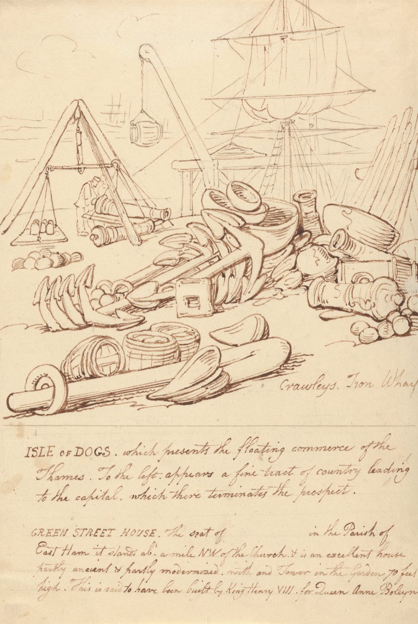 Albumtegning av Thomas Rowlandson