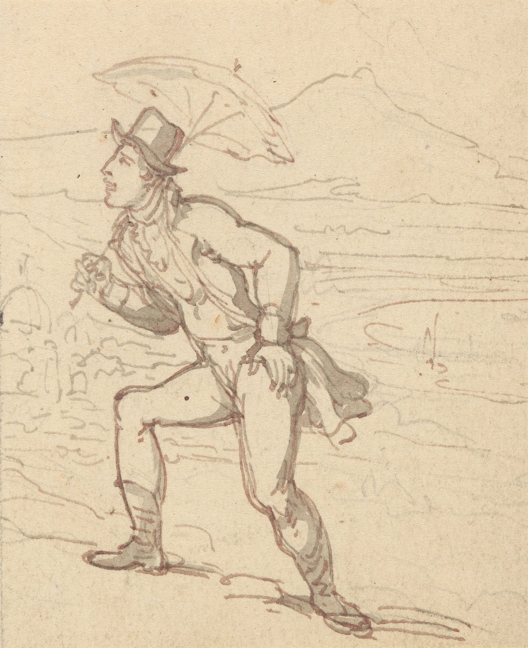 Albumtegning av Thomas Rowlandson
