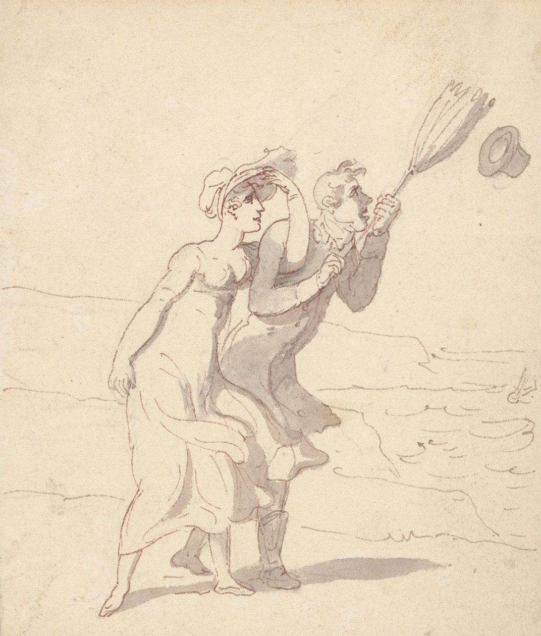 Albumtegning av Thomas Rowlandson