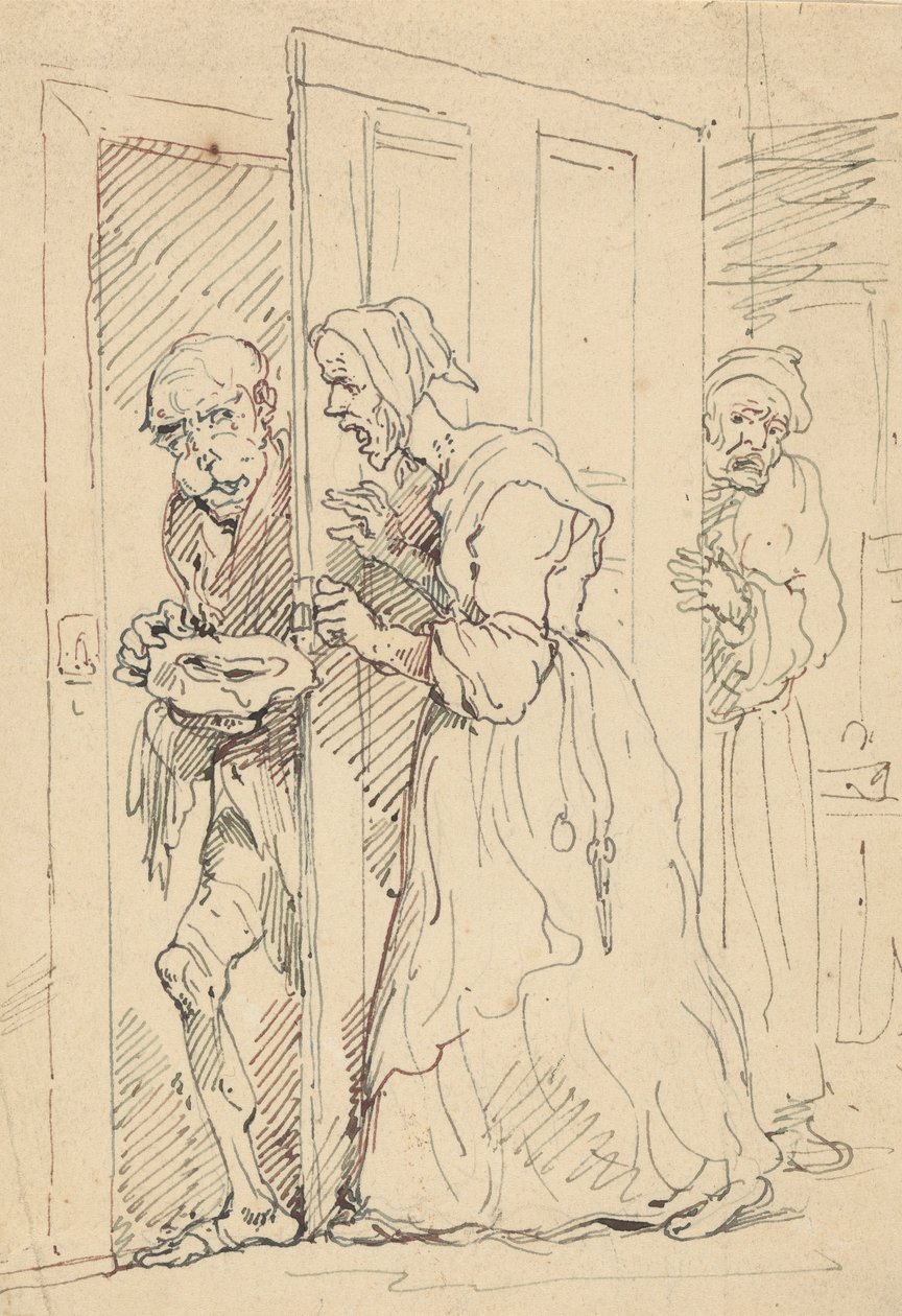 Albumtegning av Thomas Rowlandson