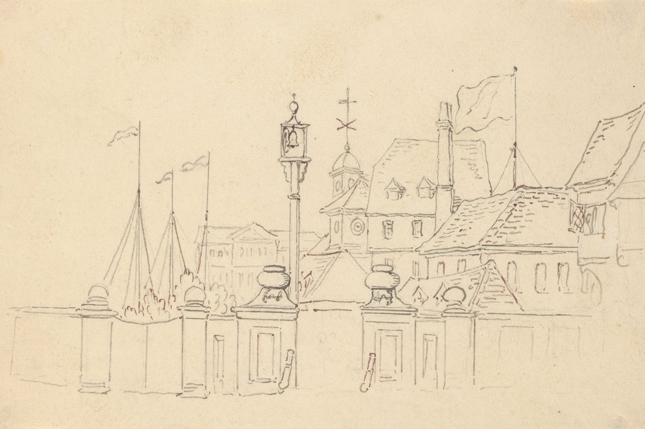 Albumtegning av Thomas Rowlandson
