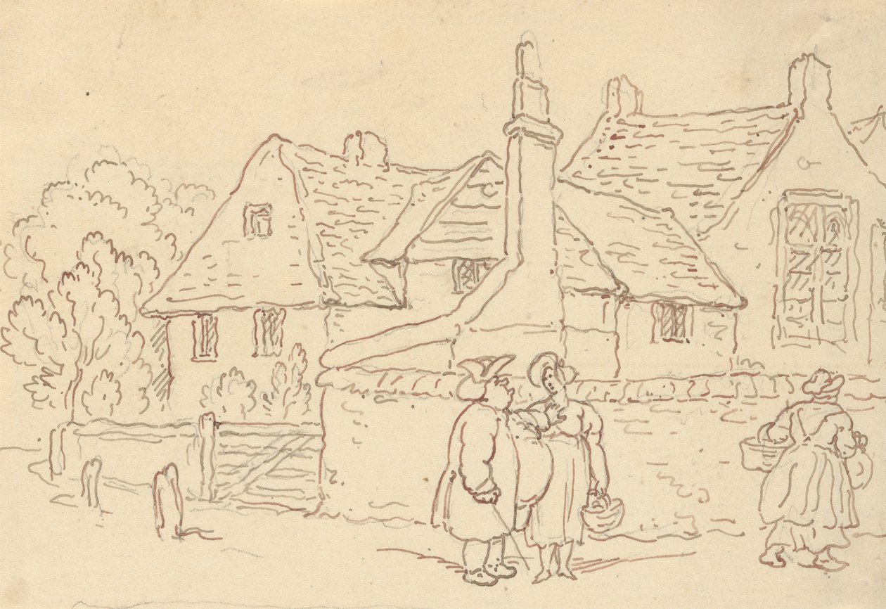 Albumtegning av Thomas Rowlandson