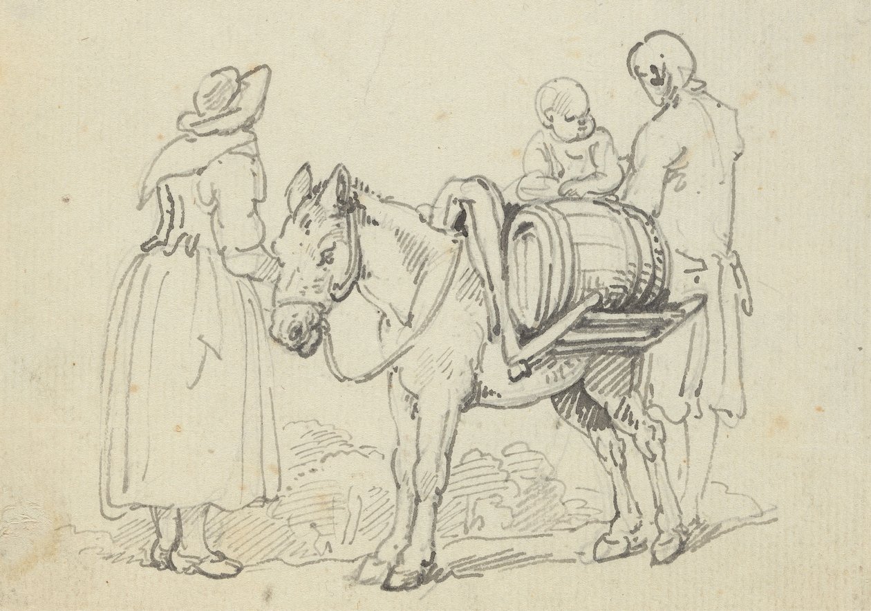 Albumtegning av Thomas Rowlandson