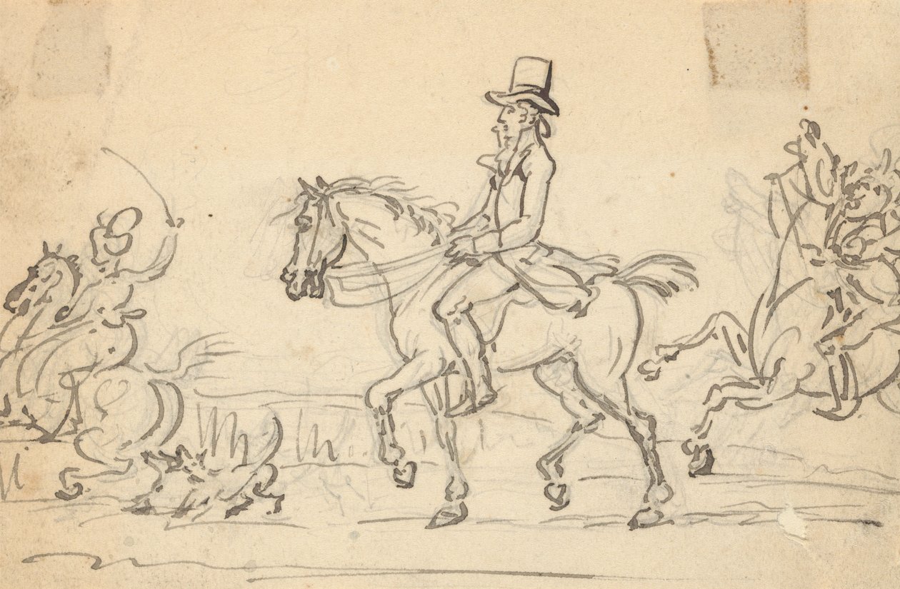 Albumtegning av Thomas Rowlandson