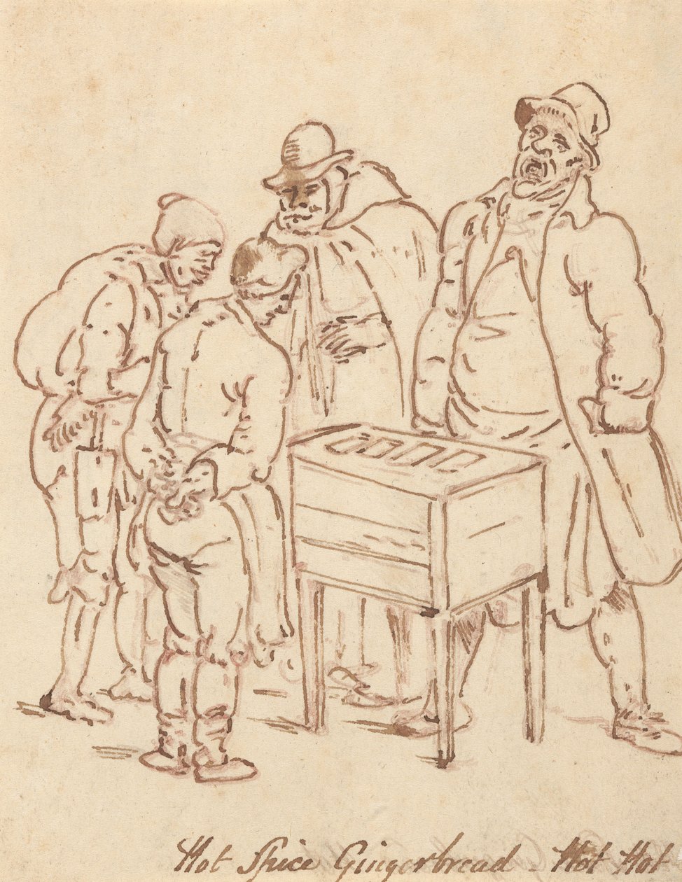 Albumtegning av Thomas Rowlandson
