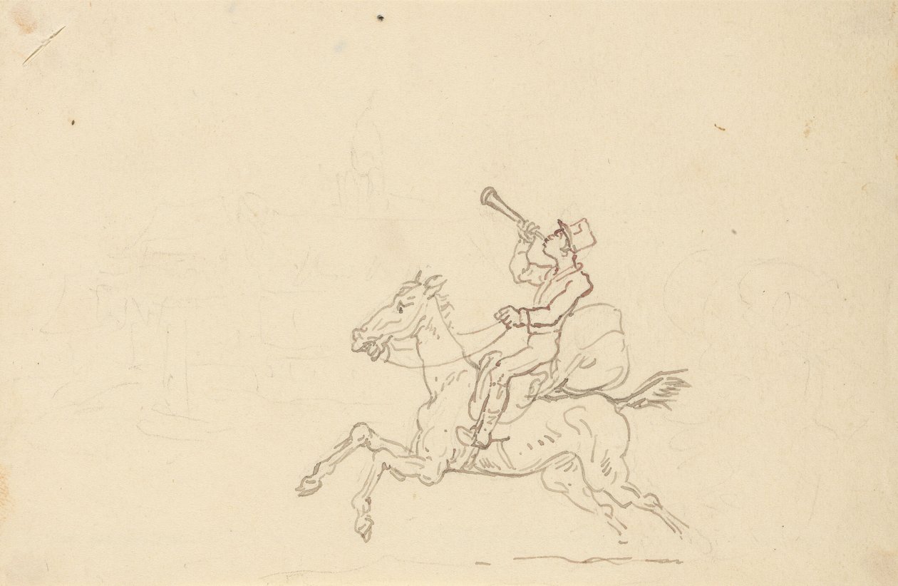 Albumtegning av Thomas Rowlandson