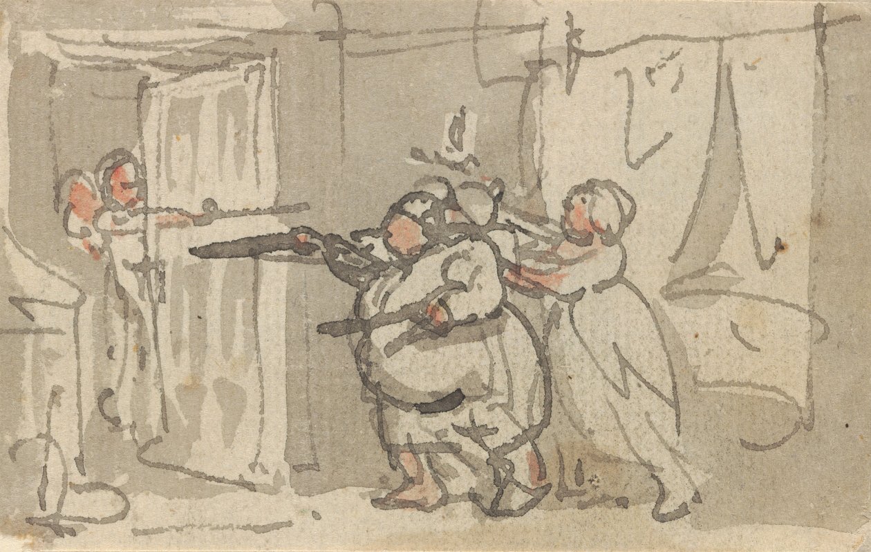 Albumtegning av Thomas Rowlandson
