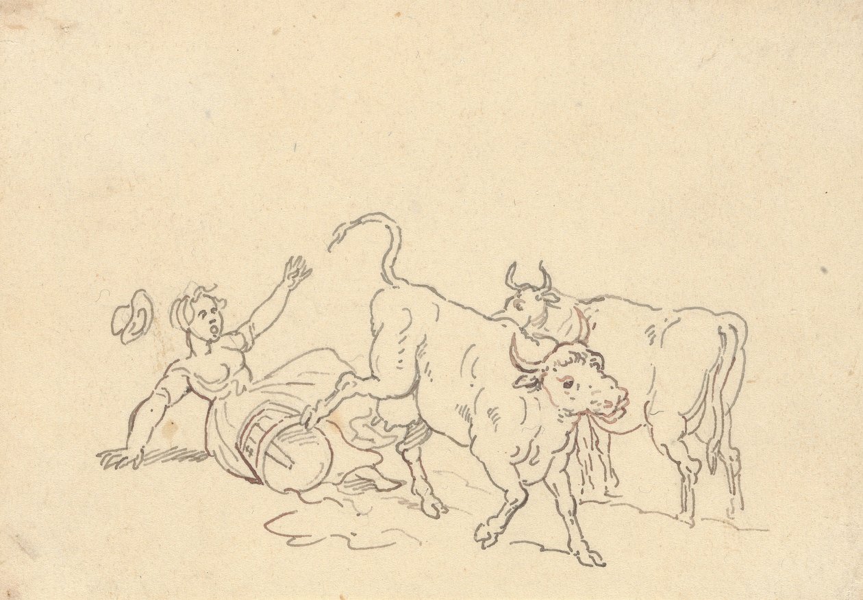 Albumtegning av Thomas Rowlandson