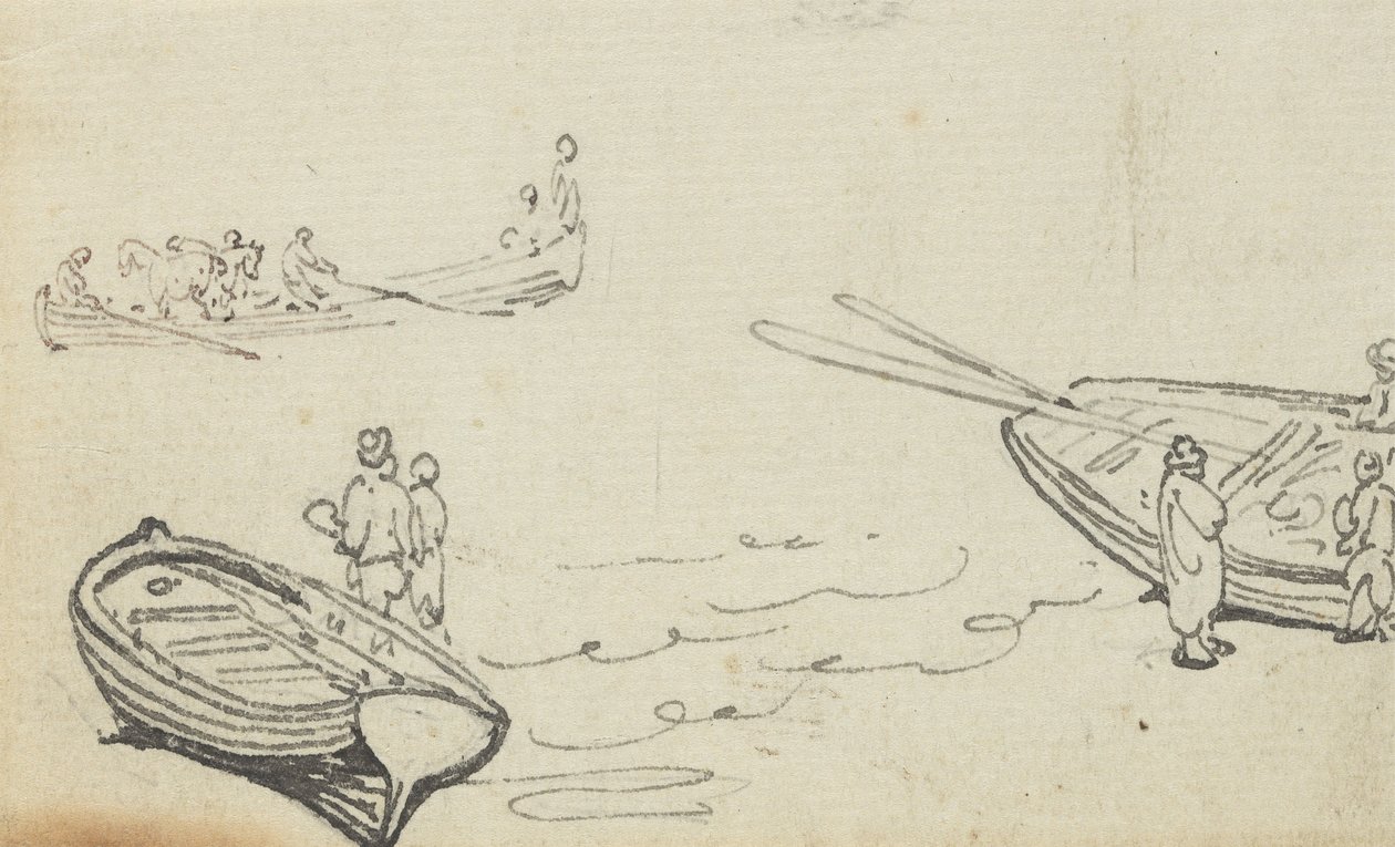 Albumtegning av Thomas Rowlandson