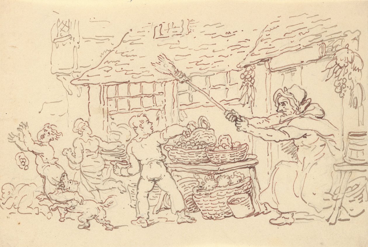 Albumtegning av Thomas Rowlandson