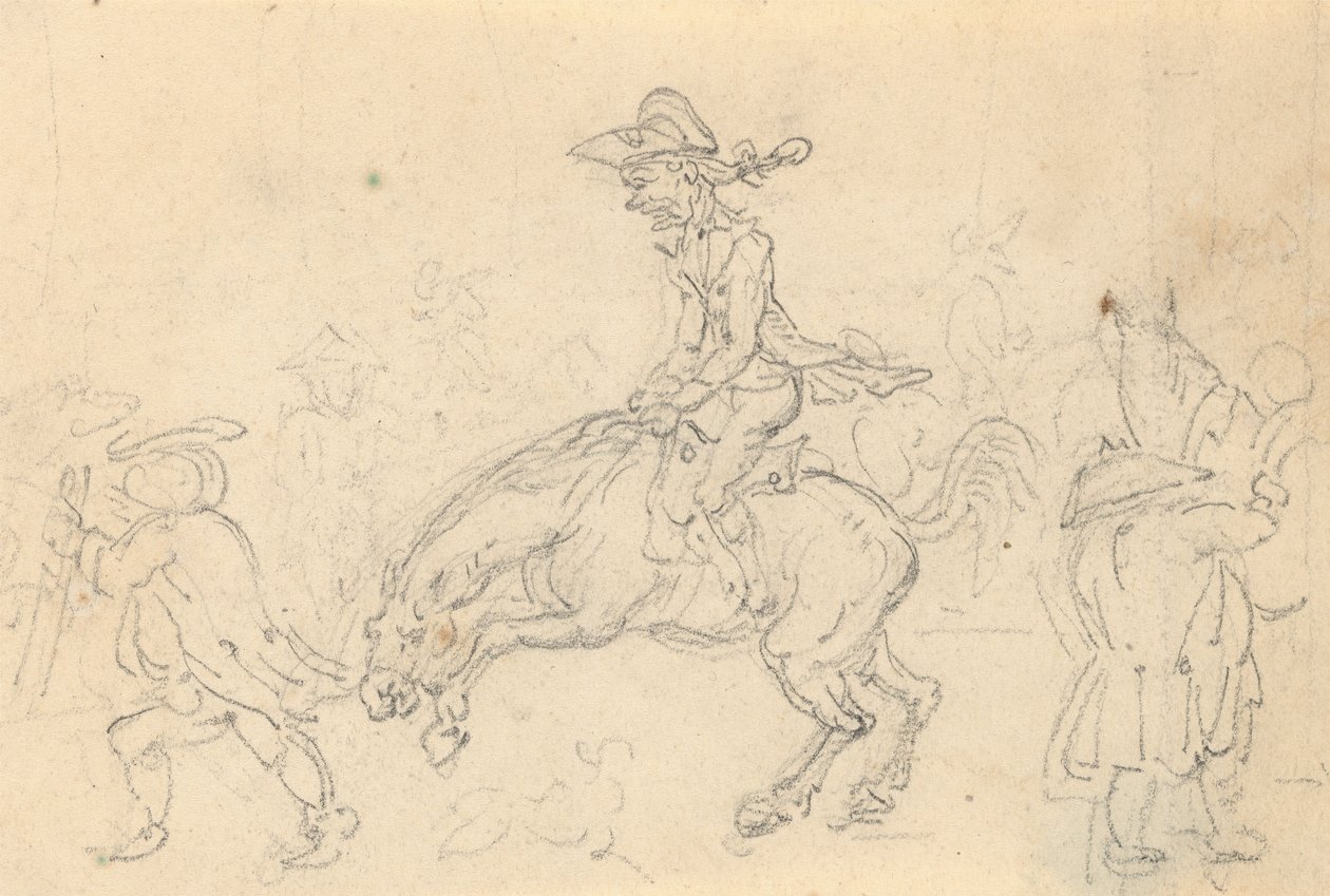 Albumtegning av Thomas Rowlandson