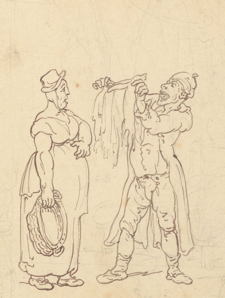 Albumtegning av Thomas Rowlandson