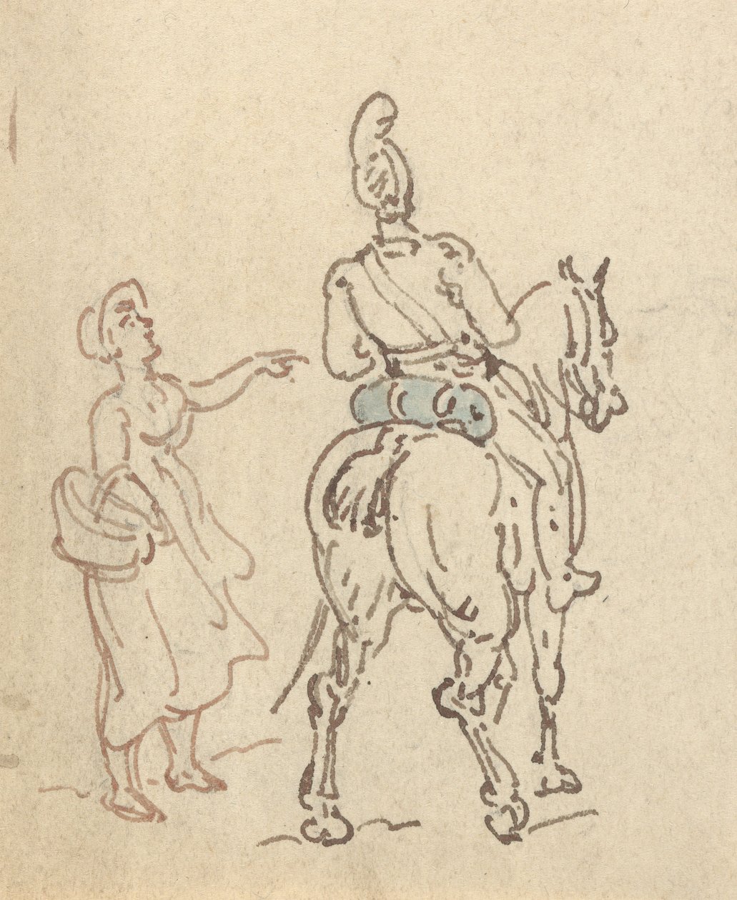 Albumtegning av Thomas Rowlandson