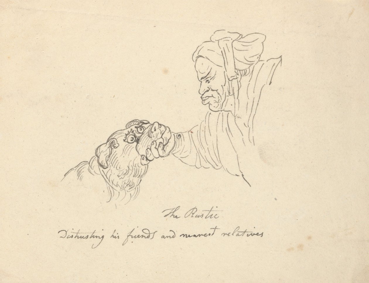 Albumtegning av Thomas Rowlandson