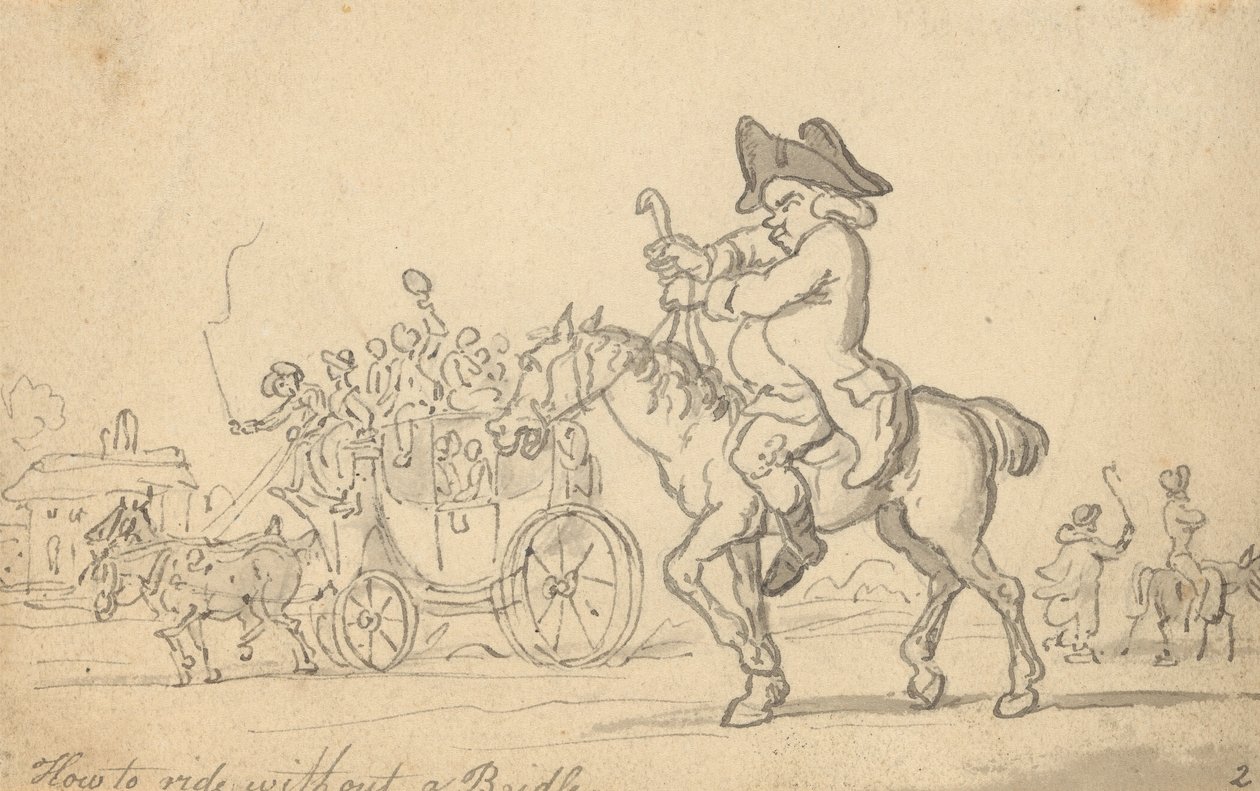 Albumtegning av Thomas Rowlandson