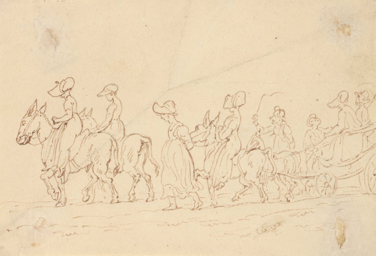 Albumtegning av Thomas Rowlandson