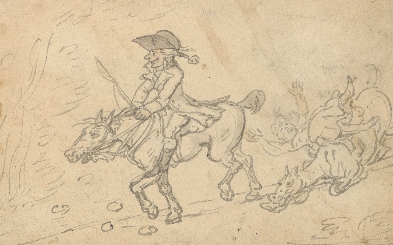 Albumtegning av Thomas Rowlandson