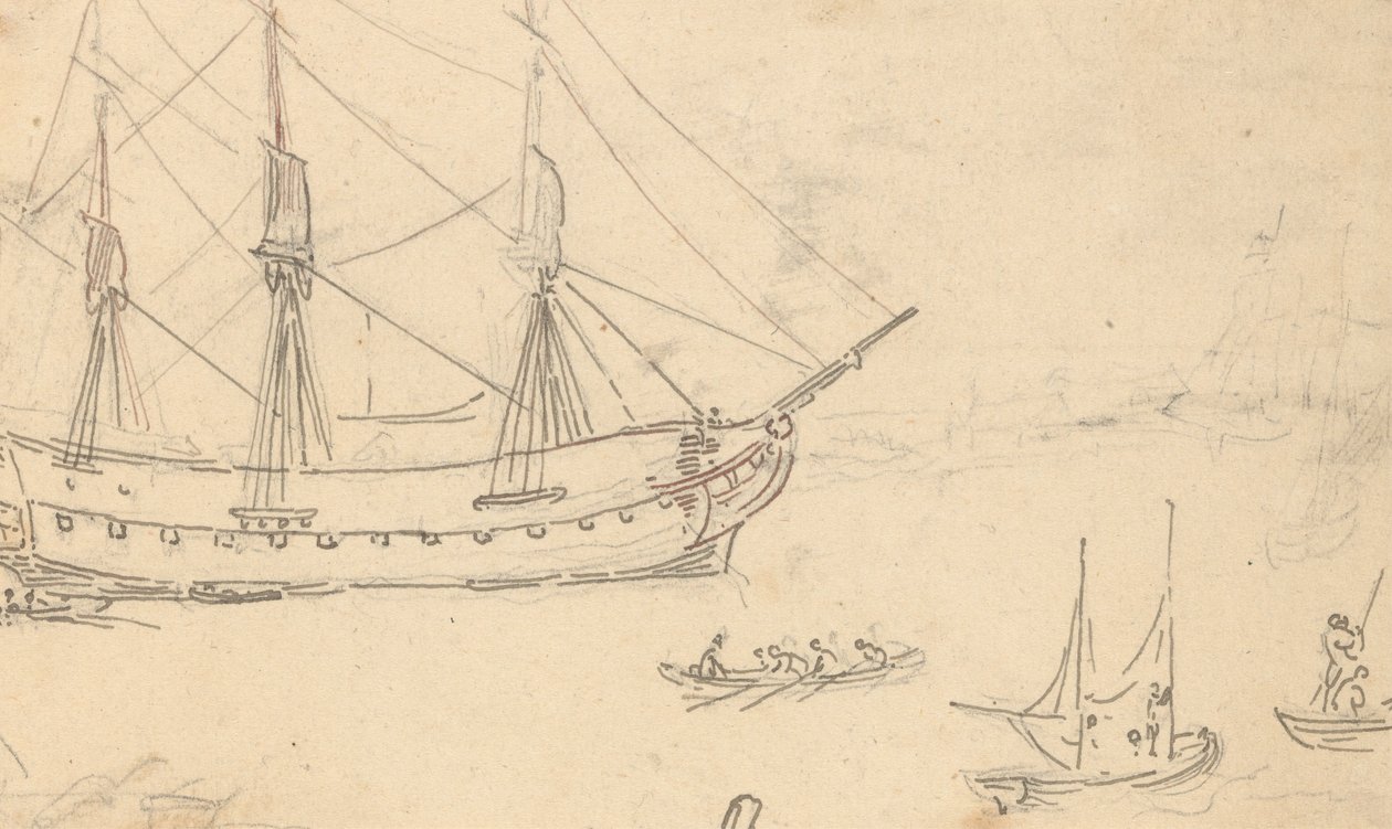 Albumtegning av Thomas Rowlandson