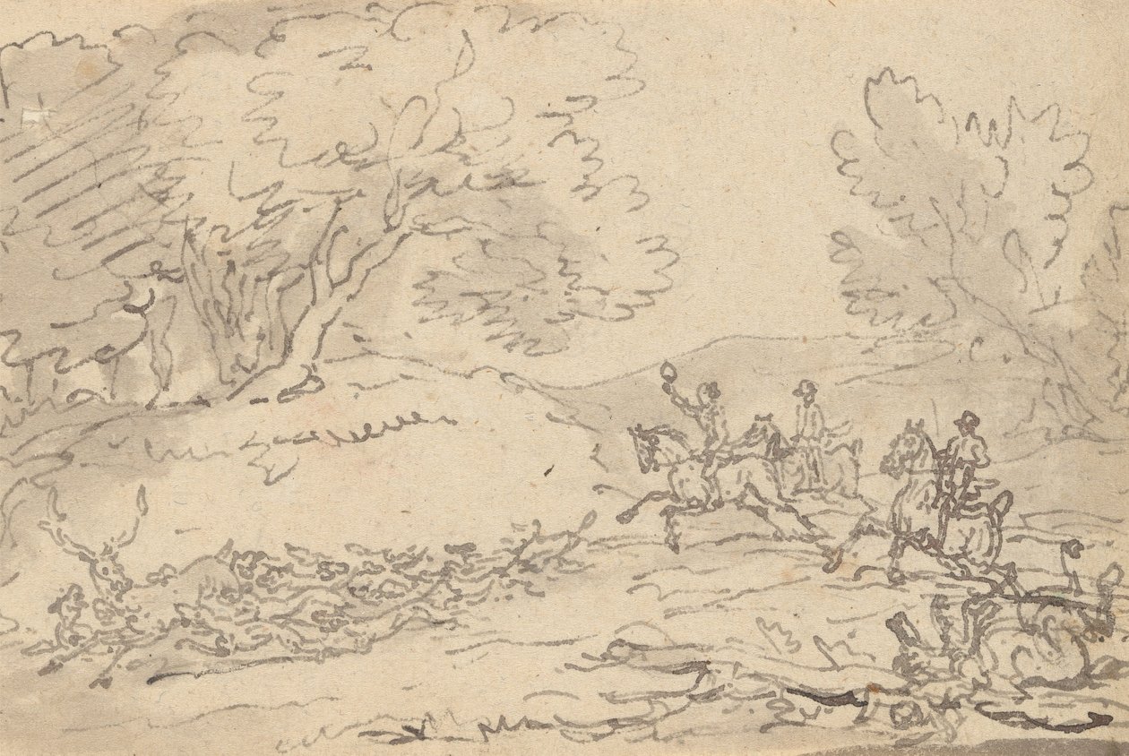 Albumtegning av Thomas Rowlandson