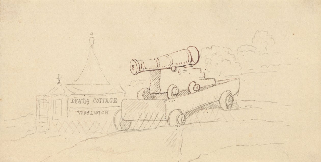 Albumtegning av Thomas Rowlandson