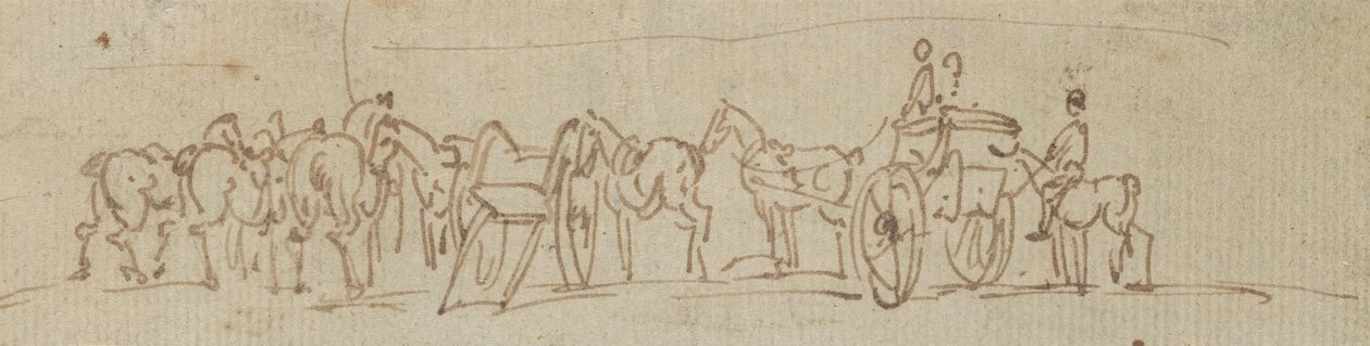 Albumtegning av Thomas Rowlandson