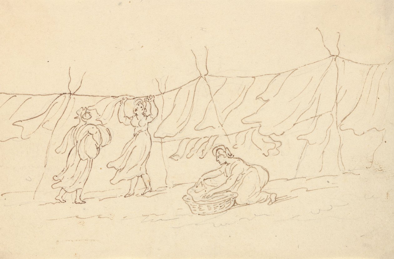 Albumtegning av Thomas Rowlandson