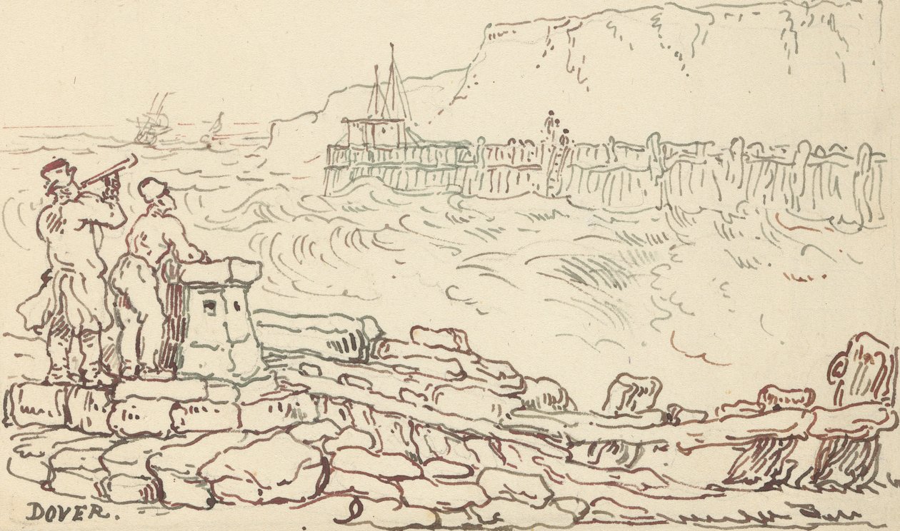 Albumtegning av Thomas Rowlandson