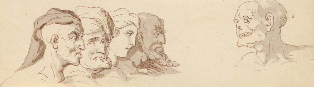 Tegning til albumet av Thomas Rowlandson