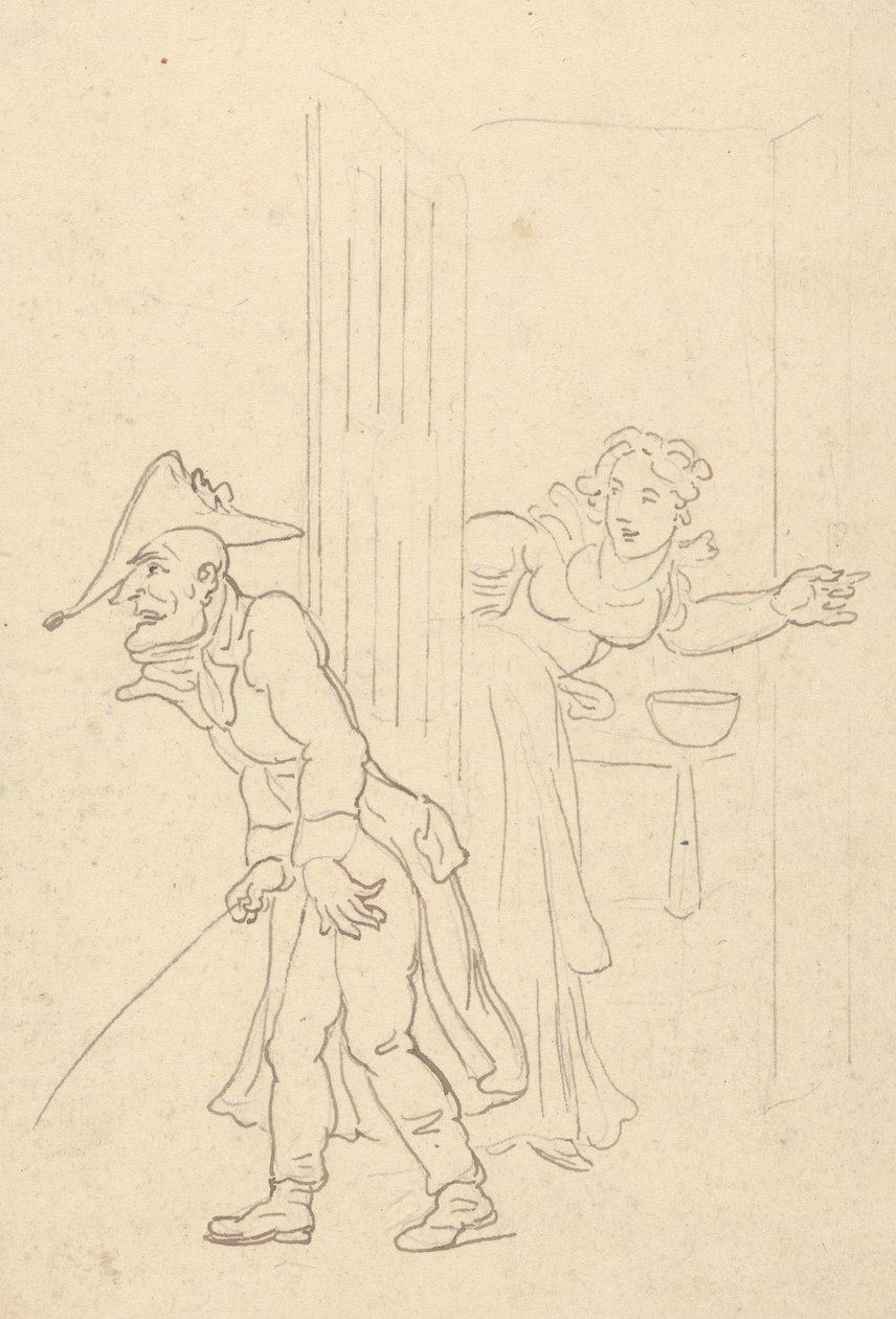 Tegning til albumet av Thomas Rowlandson