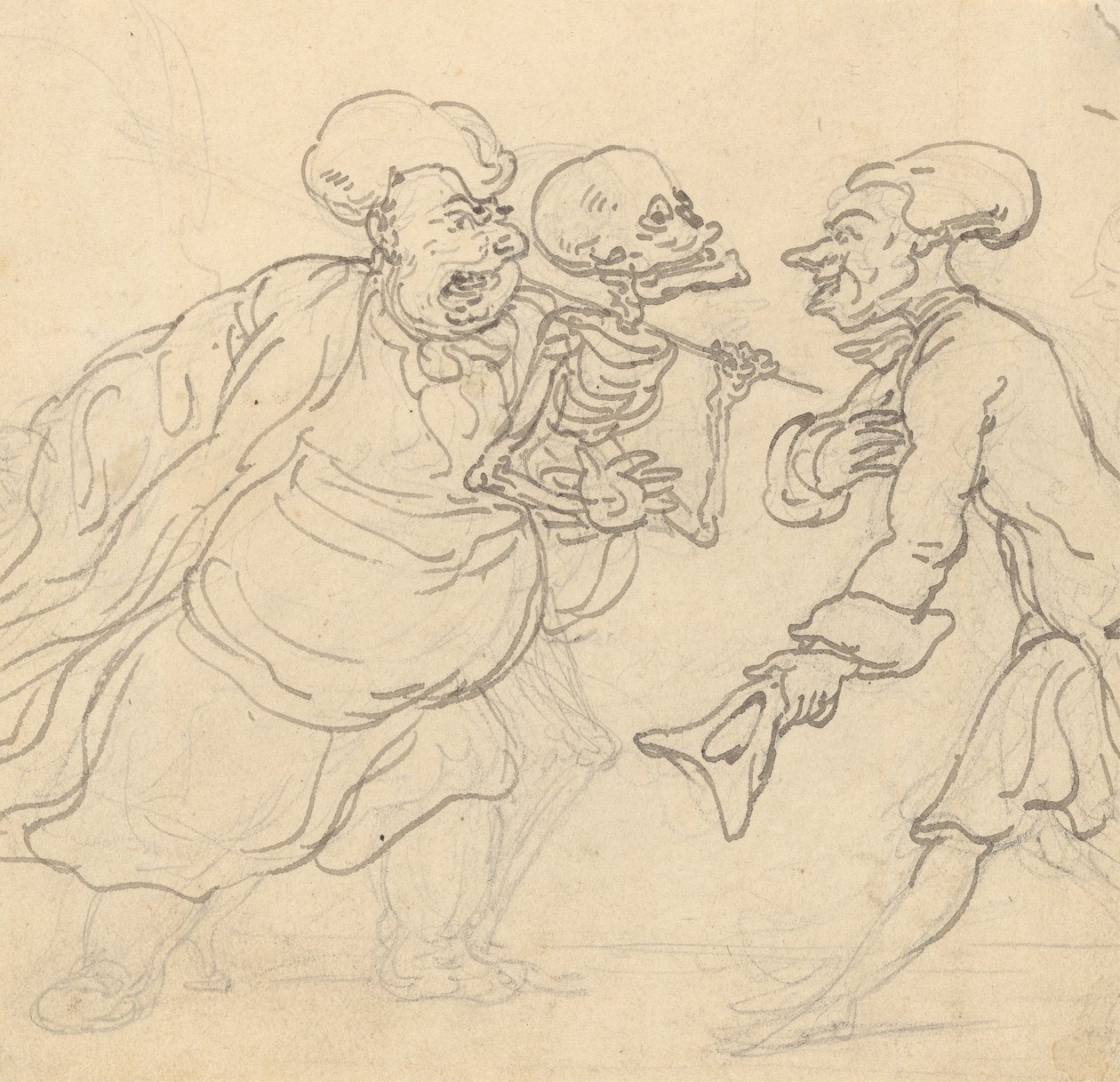 Albumtegning av Thomas Rowlandson