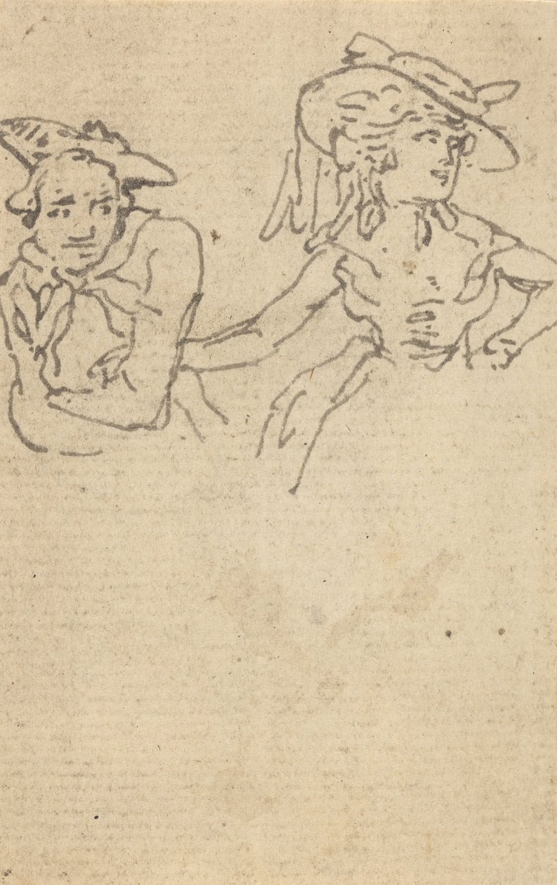 Tegning til albumet av Thomas Rowlandson