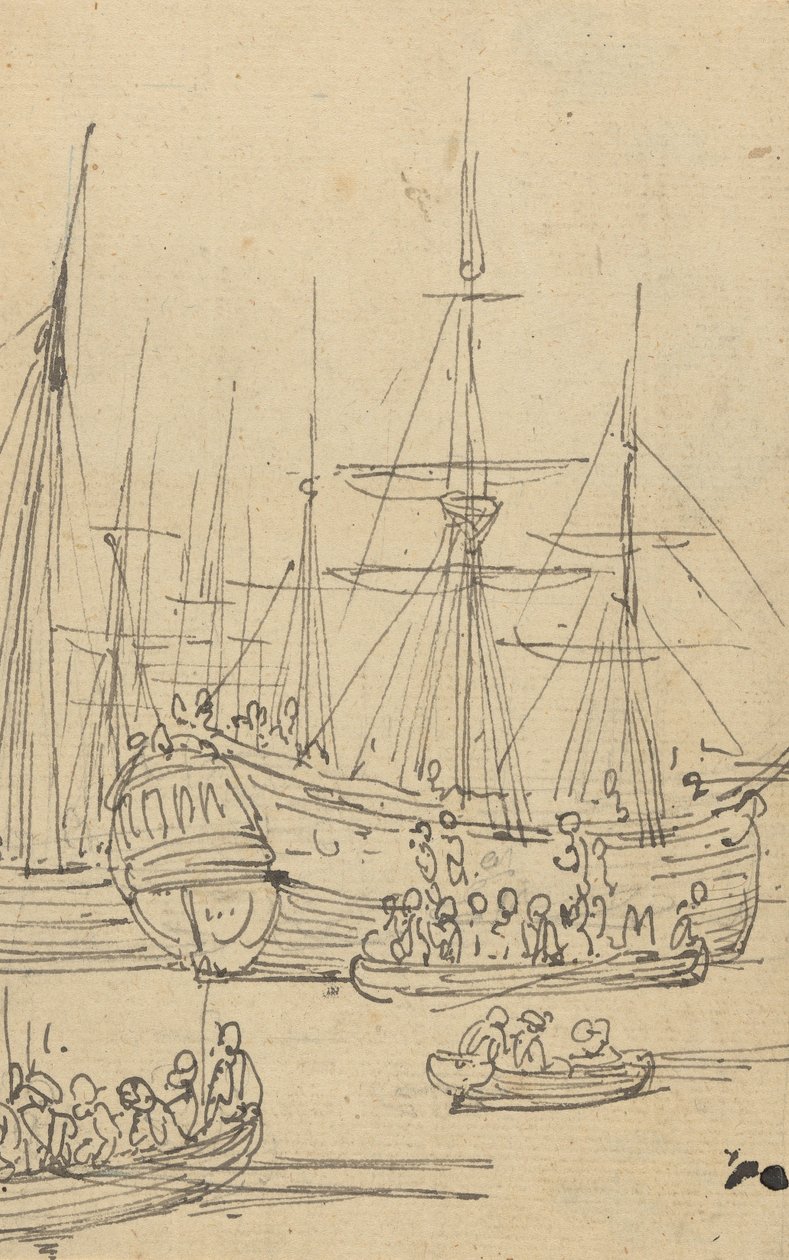 Tegning til albumet av Thomas Rowlandson