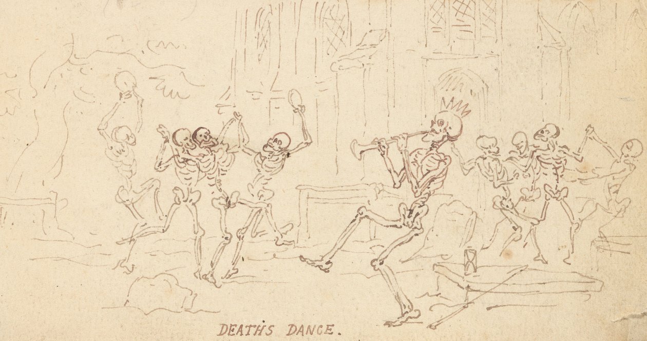 Tegning til albumet av Thomas Rowlandson
