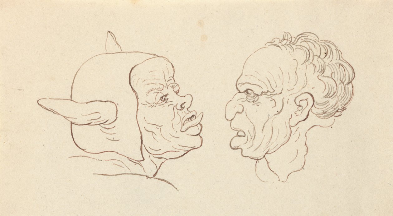 Tegning til albumet av Thomas Rowlandson