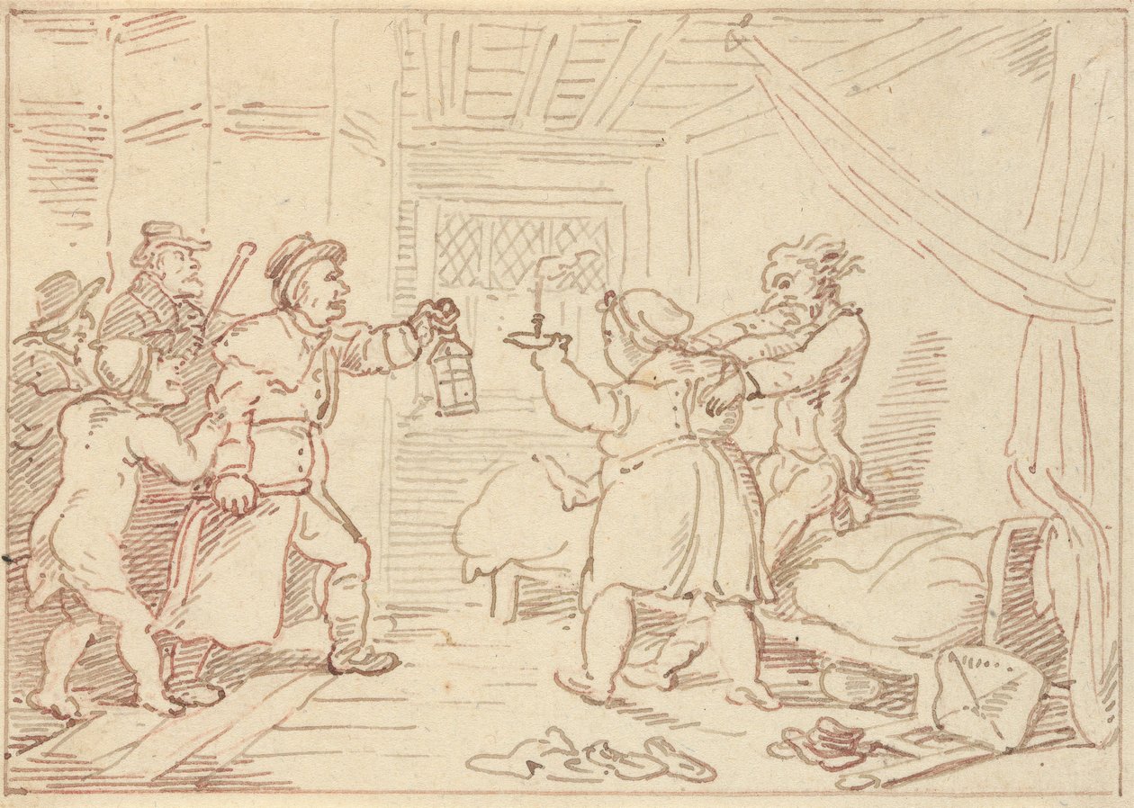 Albumtegning av Thomas Rowlandson