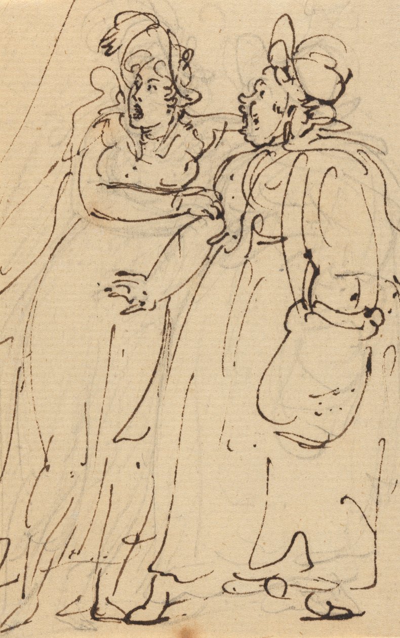 Albumtegning av Thomas Rowlandson