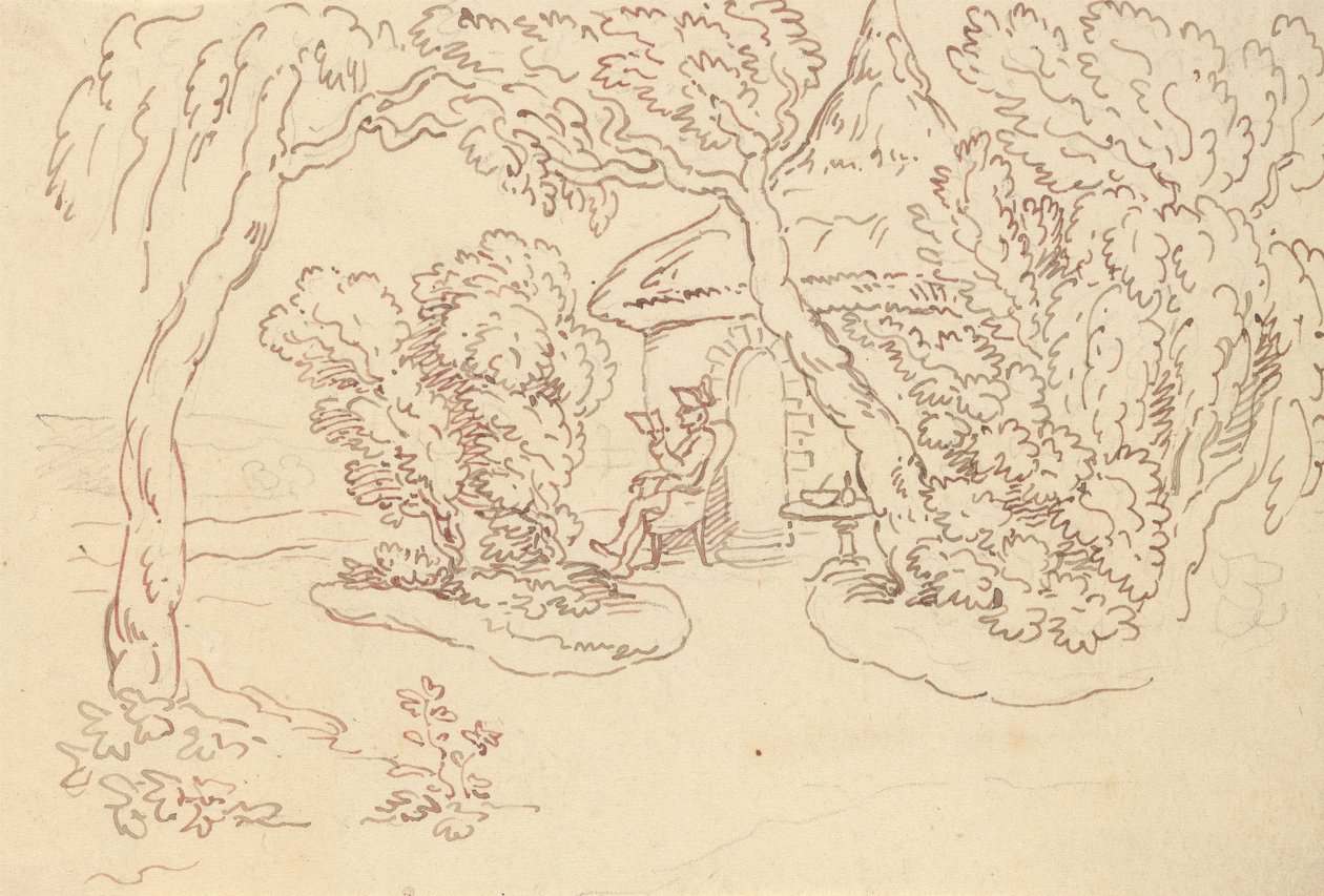 Tegning til albumet av Thomas Rowlandson