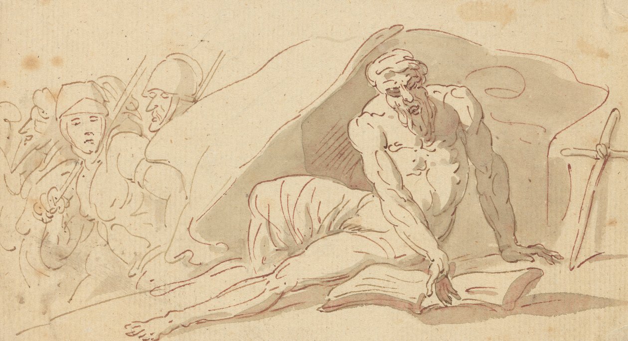 Albumtegning av Thomas Rowlandson