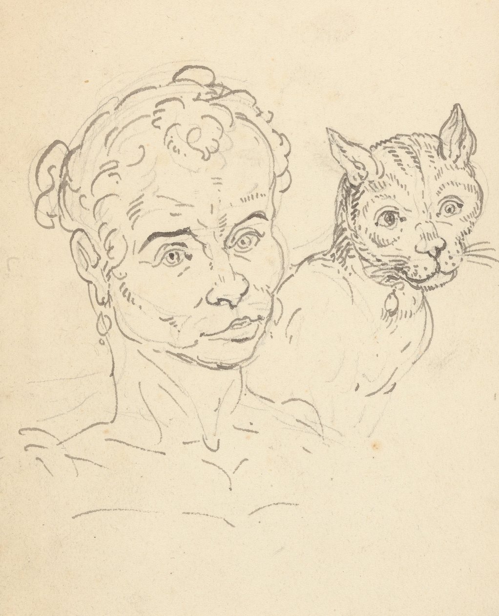 Albumtegning av Thomas Rowlandson