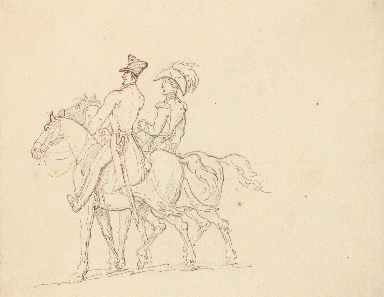 Albumtegning av Thomas Rowlandson