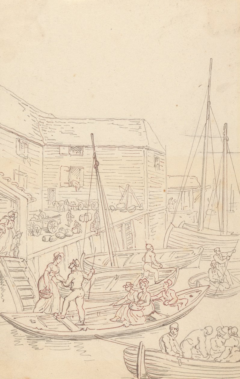 Albumtegning av Thomas Rowlandson